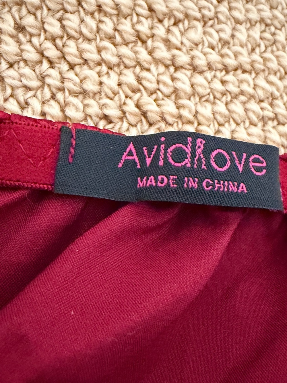 Avidlove Backless Satin Teddy Romper, Size Large New - Picture 3 of 5